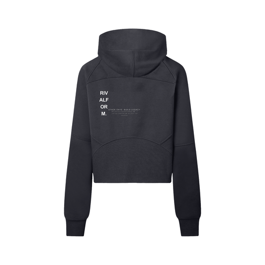 Cropped Half-Zip Hoodie