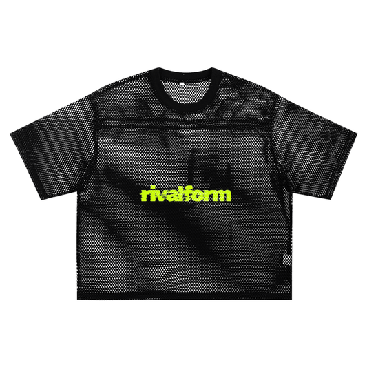 See-through Boxy Net T-shirt