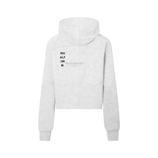 Cropped Half-Zip Hoodie